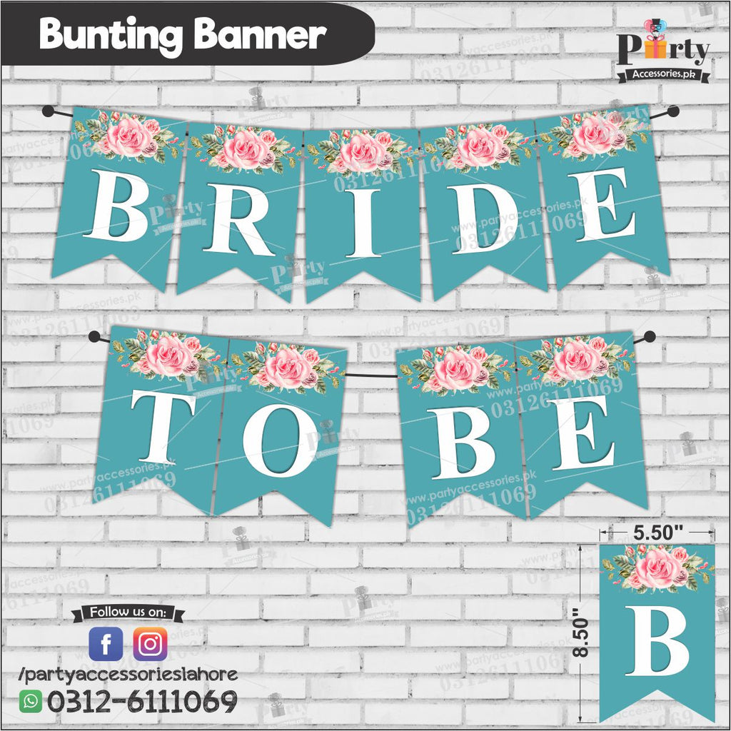 BRIDE TO BE Bunting Banners