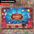 Customized Carnival Circus Theme Birthday Party Backdrop