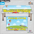 Customized Cars Theme Birthday table top sheet