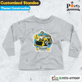 Construction theme birthday customized Sweat shirt 