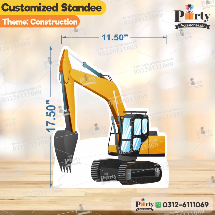 excavator standing cutout