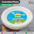 Customized disposable Paper Plates for Cricket theme party 