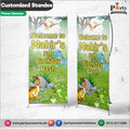 Customized Welcome Standee for birthday in Dinosaur theme