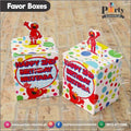 Customized elmo theme Favor / Goody Boxes