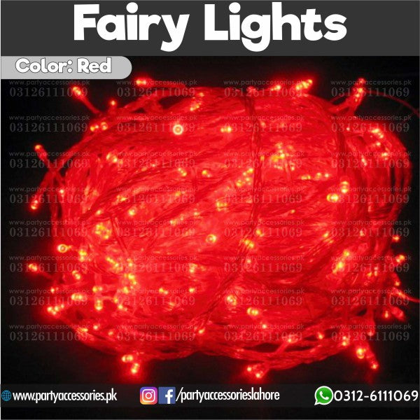 Red string LED Fairy Lights electric Plug in for Decoration
