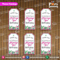 Customized Gift tags in Flamingo theme