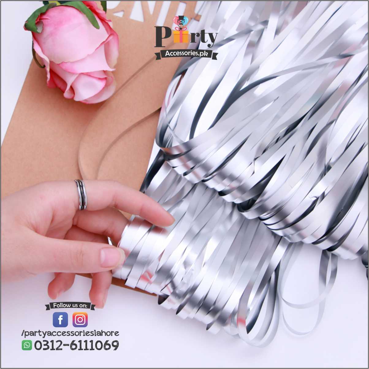 Silver Foil Curtain