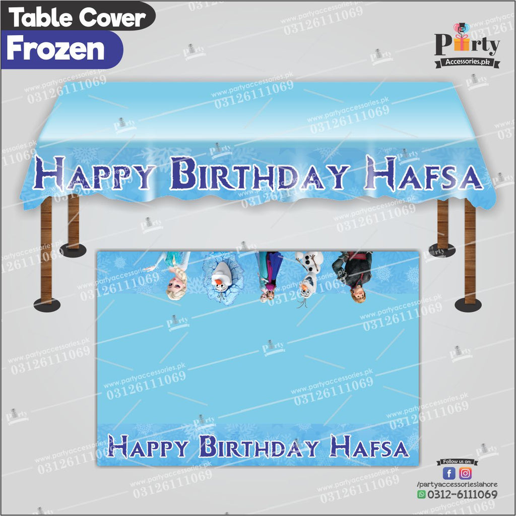 Customized Frozen Theme Birthday table top sheet