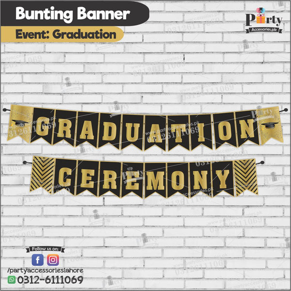 Bunting Banner for GRADUATION party decoration