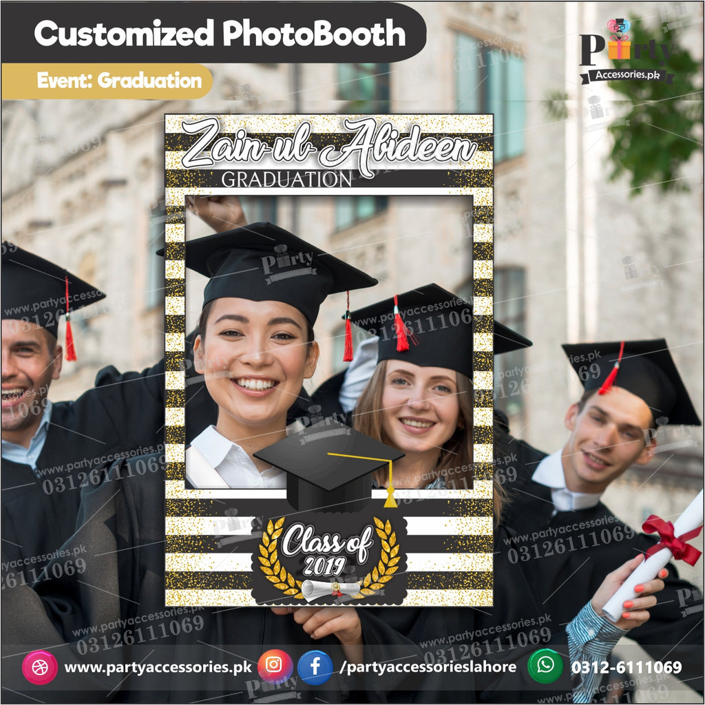 Customized Photo Booth / selfie frame for GRADUATION