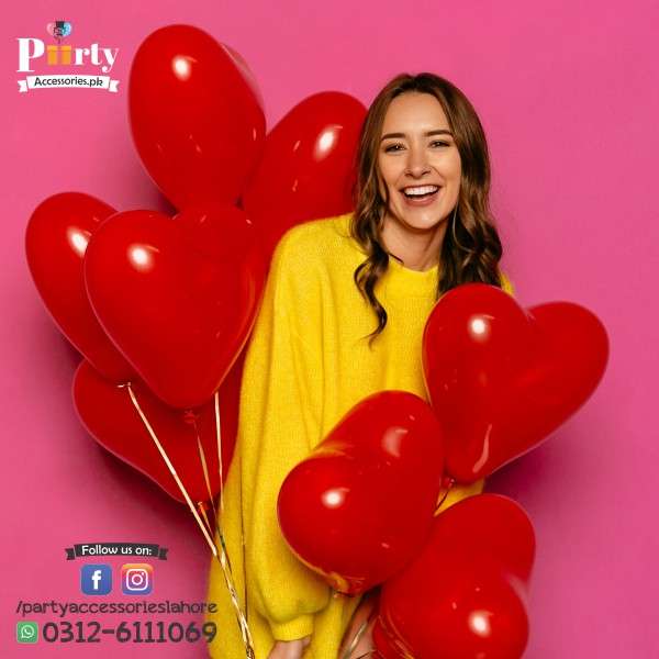 red heart shape balloon 