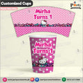 Customized disposable Paper CUPS for Hello Kitty theme party