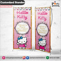 Customized Welcome Standee for Hello Kitty theme party