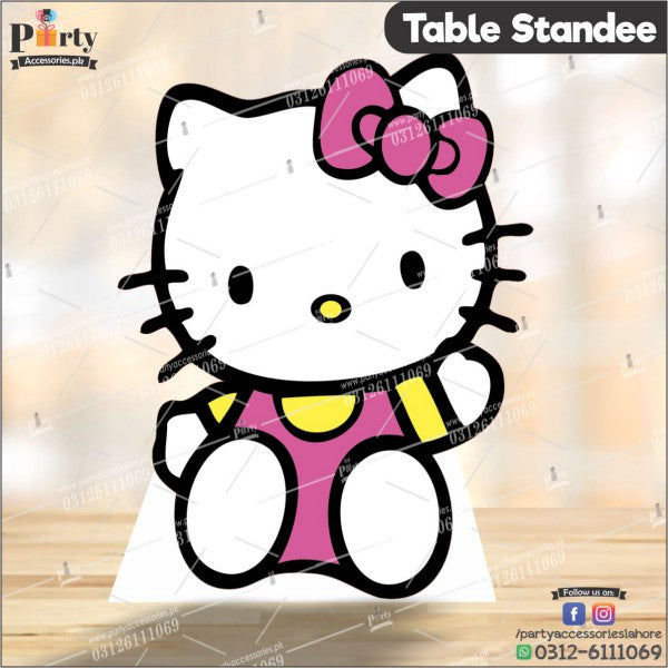 Customized Hello Kitty  theme Table standing character cutouts