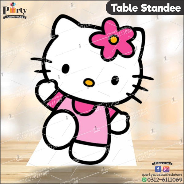 Customized Hello Kitty  theme Table standing character cutouts