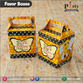 Customized Honey bee theme Favor / Goody Boxes