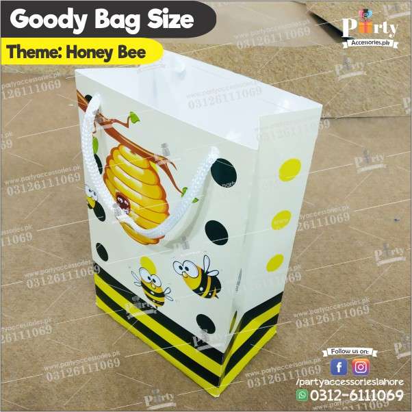 Honey Bee theme Goody Bags / favor bags
