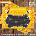 Customized wish cards in Honey bee theme birthday party 