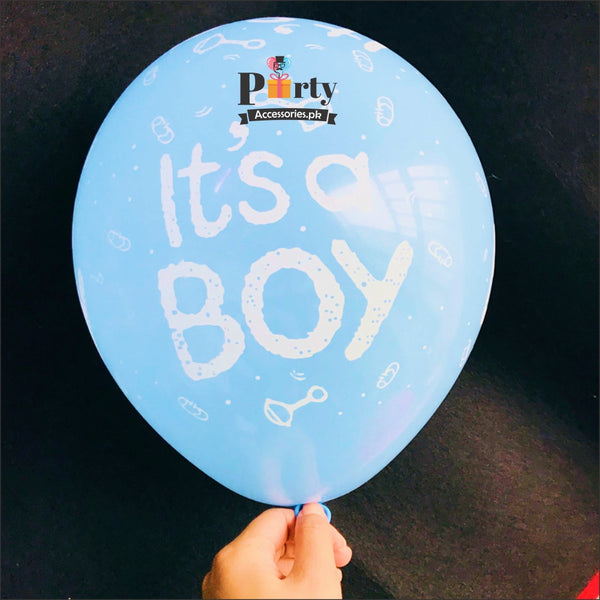 Welcome Home Baby Shower Decorations Boy, Blue Gender Reveal Decoration  with Glitter Banner/Baby Bottle, Foot-shaped Foil Balloons, for Newborn  Baby