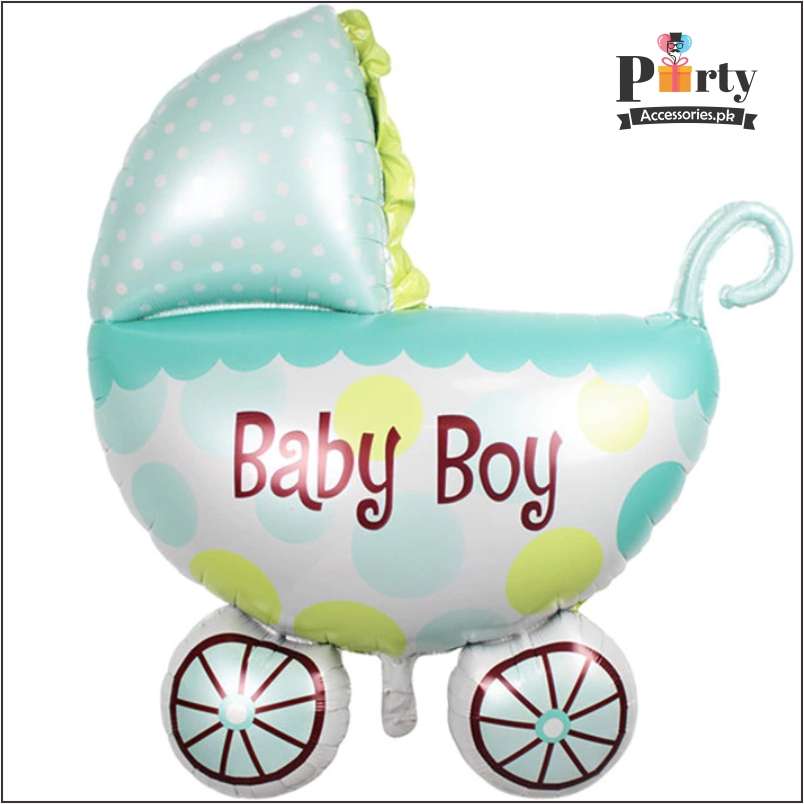 Baby Boy cart Balloon baby girl cart balloon for baby shower