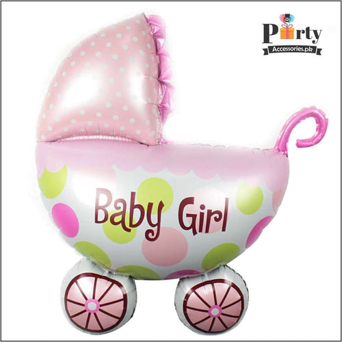 Baby Boy cart Balloon baby girl cart balloon for baby shower