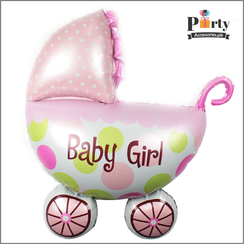 Baby Boy cart Balloon baby girl cart balloon for baby shower