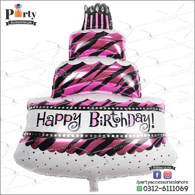 Cake Shape foil balloon big size