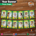 Customized Month wise year Picture banner in Jungle safari theme