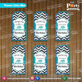 Customized Gift / Thank you tags in Little Man theme