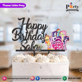 Little Pony theme Customized wooden cake topper