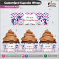 Customized Little Pony Cupcake wraps