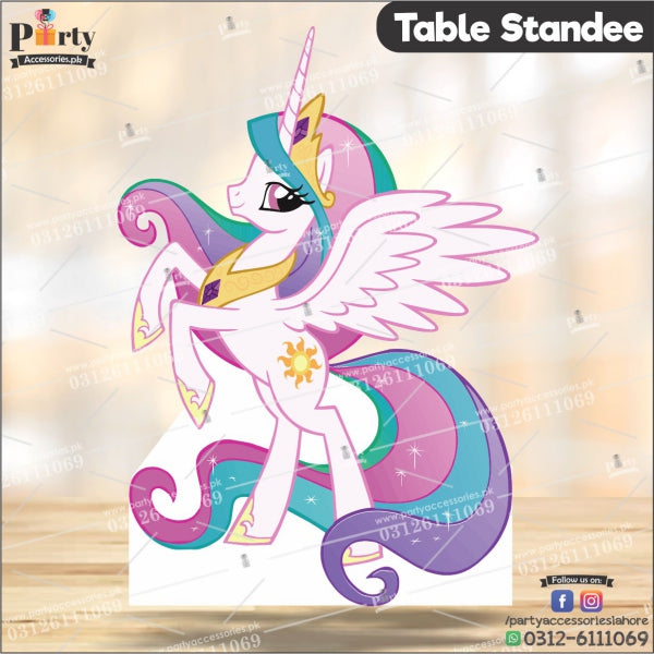 Customized Little Pony theme Table standing character cutouts