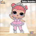 Customized LOL doll theme Table standing character cutouts
