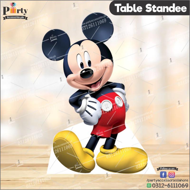 Mickey Mouse theme Table standing character cutouts