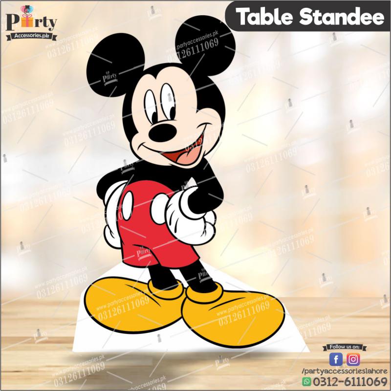 Mickey Mouse theme Table standing character cutouts