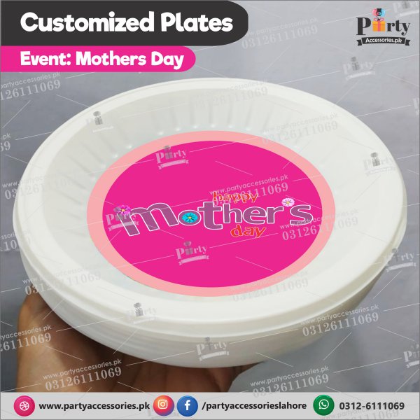 Mother's Day Disposable Paper Plates 