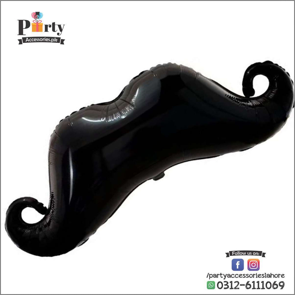 Mustache foil balloon jumbo size