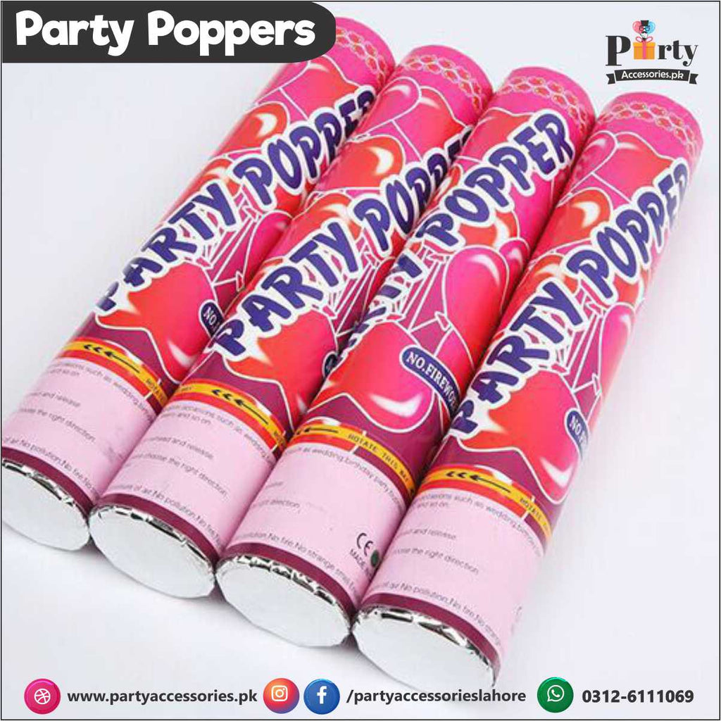 Party Poppers for birthday party 