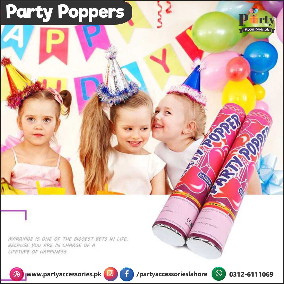 Party Poppers