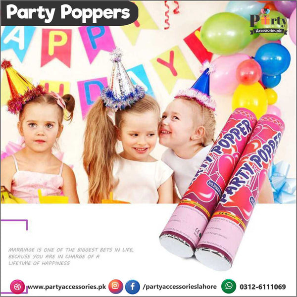 Party poppers –