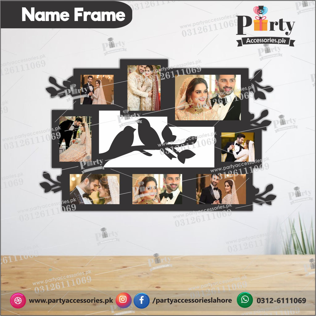 Customized Wall frame with birds design