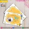 Customized Pooh theme Party Invitation Cards