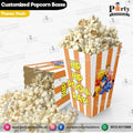 Customized Popcorn boxes for Pooh themed birthday party