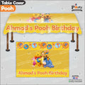 Customized Pooh Theme Birthday table top sheet