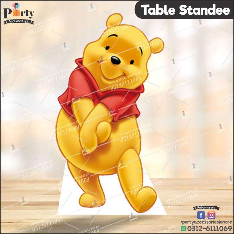 Pooh theme Table standing character cutouts