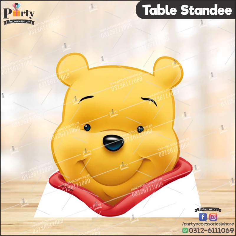 Pooh theme Table standing character cutouts