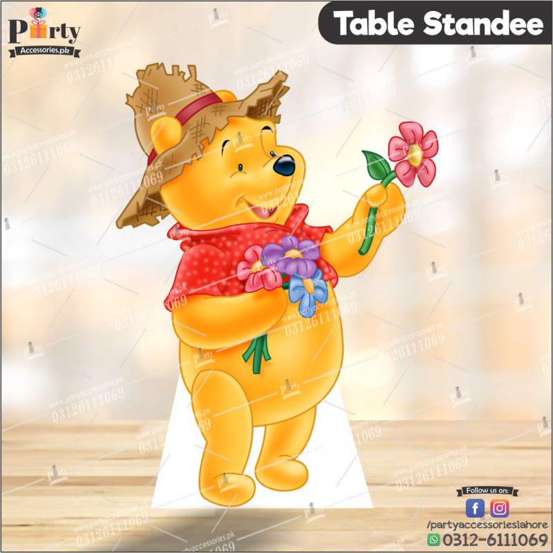 Pooh theme Table standing character cutouts