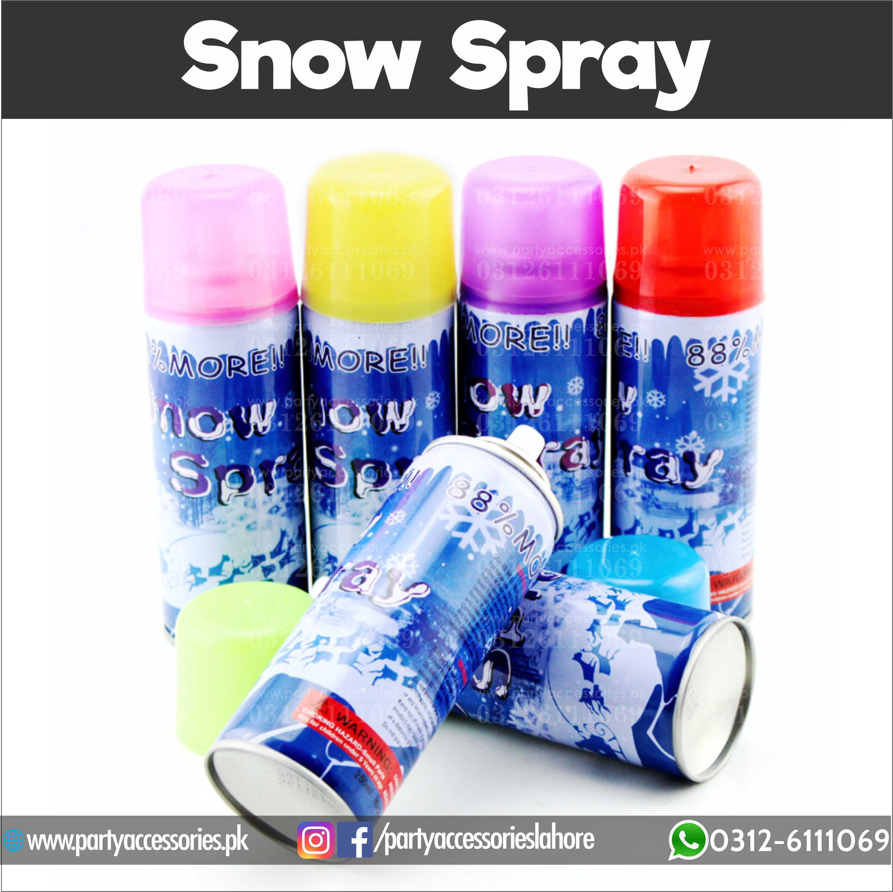 Snow Spray for party celebration