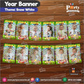 Customized Month wise year Picture banner in Snow White theme