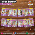 Customized Month wise year Picture banner in Princess Sofia Theme